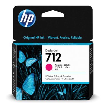 HP 712 Magenta Ink Cartridge (29ml) 3ED68A