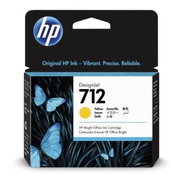 HP 712 Yellow Ink Cartridge (29ml) 3ED69A