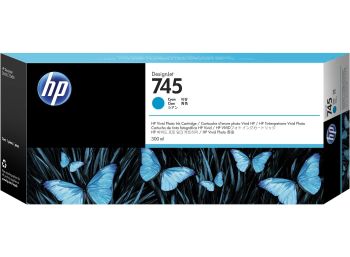 HP F9K03A HP 745 300-ml Cyan DesignJet Ink Cartridge