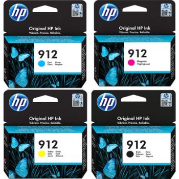 HP 912 CMYK Ink Cartridge Bundle 6ZC74AE