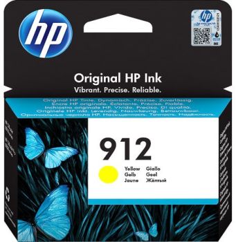HP 912 Yellow Standard Yield Ink Cartridge (315 Pages*) 3YL79AE