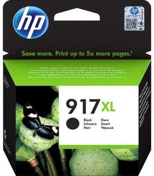 HP 917XL Black Extra High Yield Ink Cartridge (1,500 Pages*) 3YL85AE