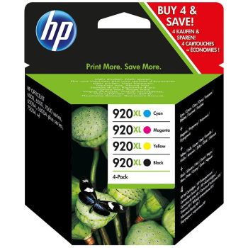 HP PB-HP920XLVAL No.920XL CMYK Ink Cartridge Pack