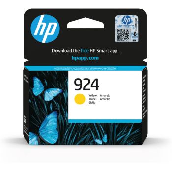 HP 924 Yellow Ink Cartridge (400 Pages*) 4K0U5NE