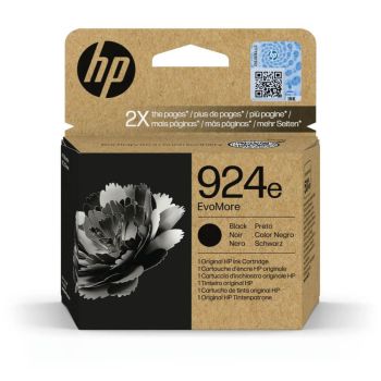 HP 924e EvoMore Black Ink Cartridge (1,000 Pages*) 4K0V0NE