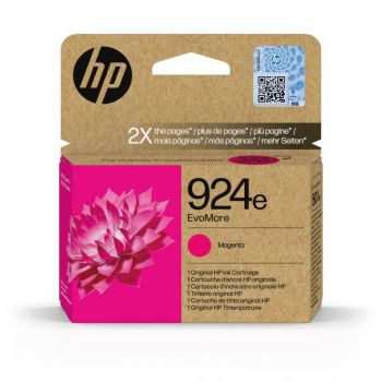 HP 924e EvoMore Magenta Ink Cartridge (800 Pages*) 4K0U8NE