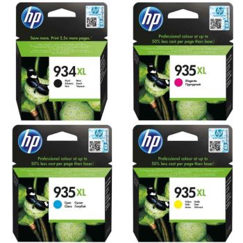 HP 934 XL / 935 XL CMYK Ink Cartridge Multipack X4E14AE