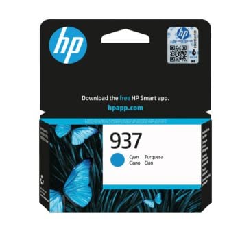 HP 937 Cyan Ink Cartridge (800 Pages*) 4S6W2NE