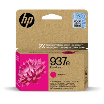 HP 937e EvoMore Magenta Ink Cartridge (1,650 Pages*) 4S6W7NE
