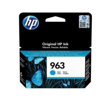 HP 963 Cyan Standard Yield Ink Cartridge (700 Pages*) 3JA23AE