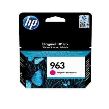 HP 963 Magenta Standard Yield Ink Cartridge (700 Pages*) 3JA24AE