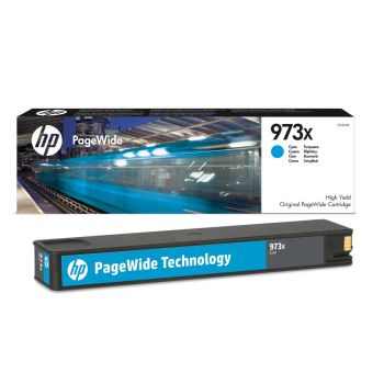 HP F6T81AE 973X High Yield Cyan Ink Cartridge (7,000 Pages)