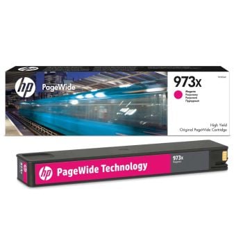 HP F6T82AE 973X High Yield Magenta Ink Cartridge (7,000 Pages)