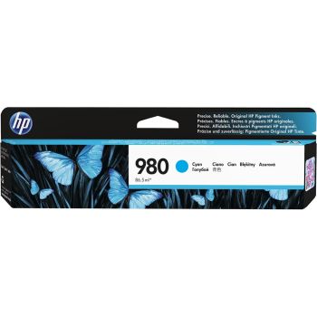 HP D8J07A No.980 Cyan Ink Cartridge (6,600 pages*)