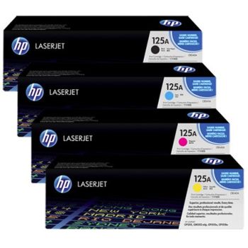 HP 125A 1 x CMYK Toner Cartridge Multipack
