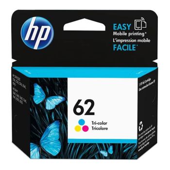 HP C2P06AE 62 Tri-Colour Ink Cartridge (165 pages*)