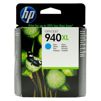 HP C4907AE No.940XL Cyan Ink Cartridge (1,400 pages*)