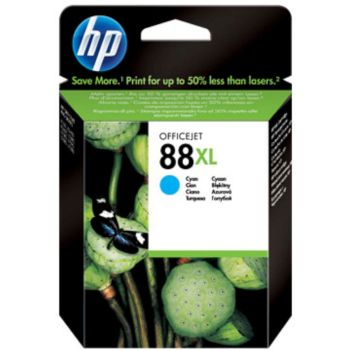 HP C9391AE No.88XL Large Cyan Ink Cartridge with Vivera Ink (17ml - 1,200 pages*)