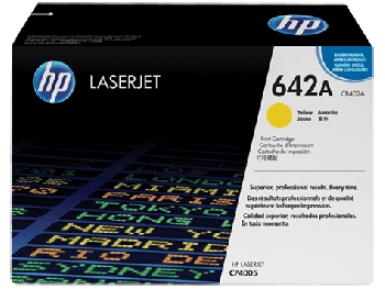HP CB402A Yellow Print Cartridge with ColorSphere Toner (7,500 pages*)