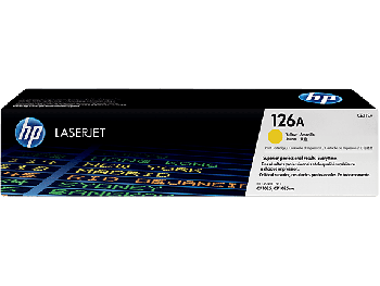 HP CE312A 126A Yellow Toner Cartridge (1,000 pages*)