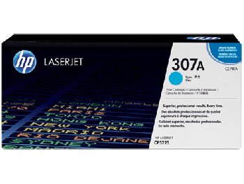 HP CE741A Cyan Toner Cartridge (7,300 pages*)