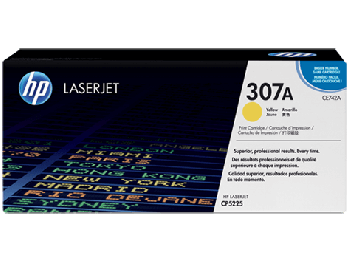 HP CE742A Yellow Toner Cartridge (7,300 pages*)