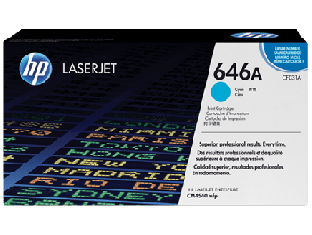 HP CF031A Cyan Toner Cartridge (12,500 pages*)