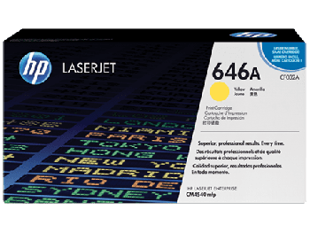 HP CF032A Yellow Toner Cartridge (12,500 pages*)