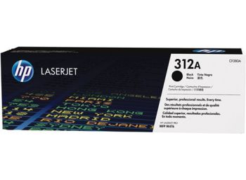 HP CF380A No.312A Black Toner Cartridge (2,400 pages*)