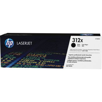 HP CF380X No.312X Black Toner Cartridge (4,400 pages*)