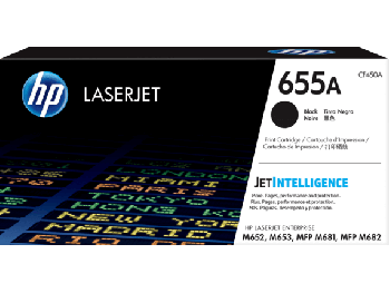 HP 655A Black Toner Cartridge (12,500 Pages) CF450A