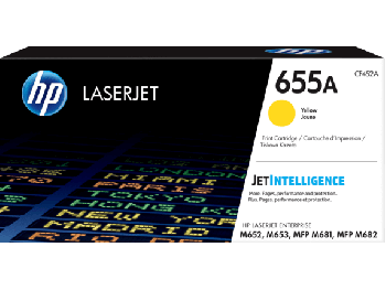 HP 655A Yellow Toner Cartridge (10,500 Pages) CF452A