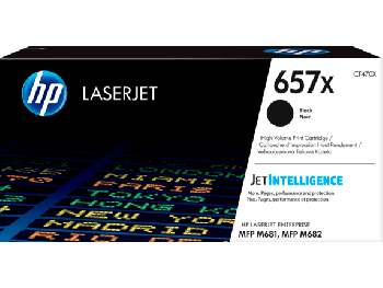 HP 657X Black High Yield Toner Cartridge (28,000 Pages) CF470X
