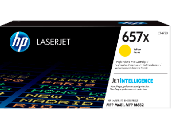 HP 657X Yellow High Yield Toner Cartridge (23,000 Pages) CF472X