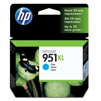 HP CN046AE 951XL Cyan Ink Cartridge (1,500 pages*)