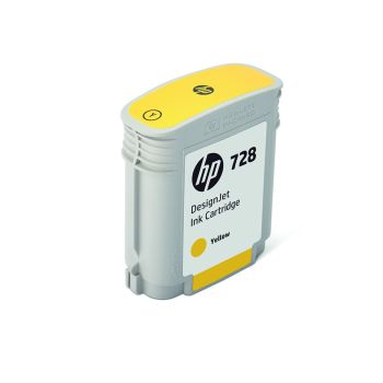 HP F9J61A 728 Yellow Ink Cartridge 40ml