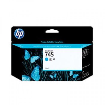 HP F9J97A HP 745 130-ml Cyan DesignJet Ink Cartridge