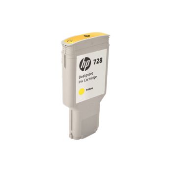 HP F9K15A 728 Yellow Ink Cartridge 300ml