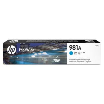 HP J3M68A 981A Cyan Standard Yield Ink Cartridge (6,000 Pages*)