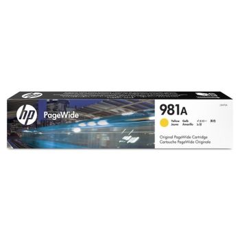 HP J3M70A 981A Yellow Standard Yield Ink Cartridge (6,000 Pages*)