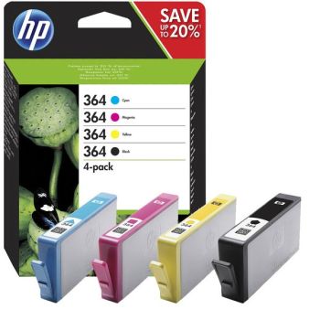 HP N9J73AE No.364 CMYK Ink Cartridge Combo Pack