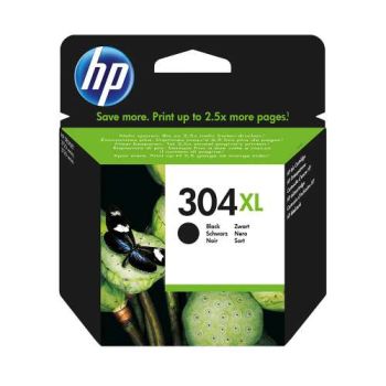 HP 304XL High Yield Black Ink cartridge (300 Pages*) N9K08AE