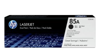 HP CE285AD No.85A Black Toner Cartridge Twin Pack
