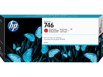 HP 746 Chromatic Red DesignJet Ink Cartridge (300ml) P2V81A