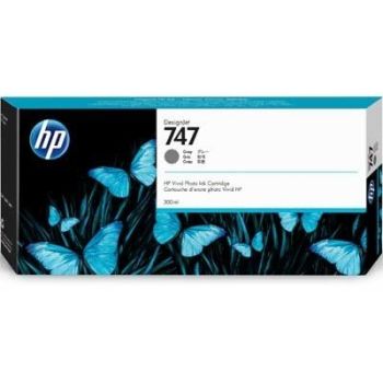 HP 747 Grey DesignJet Ink Cartridge (300ml) P2V86A