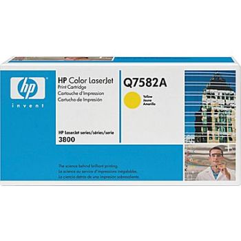 HP Q7582A Yellow Toner Cartridge (6,000 Pages*)