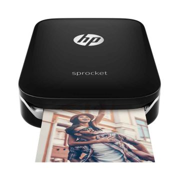 HP Sprocket ZINK Zero Ink Photo Printer (Black) - DISCONTINUED