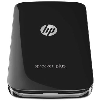 HP Sprocket ZINK Plus Zero Ink Photo Printer (Black) - DISCONTINUED