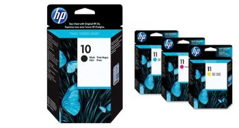 HP PB-HP10K11CMYVAL No.10 Black & No.11 CMY Ink Cartridge Pack