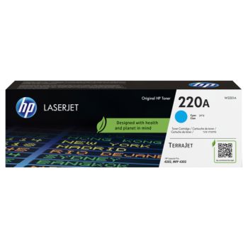 HP 220A Cyan Toner Cartridge (1,800 Pages*) W2201A